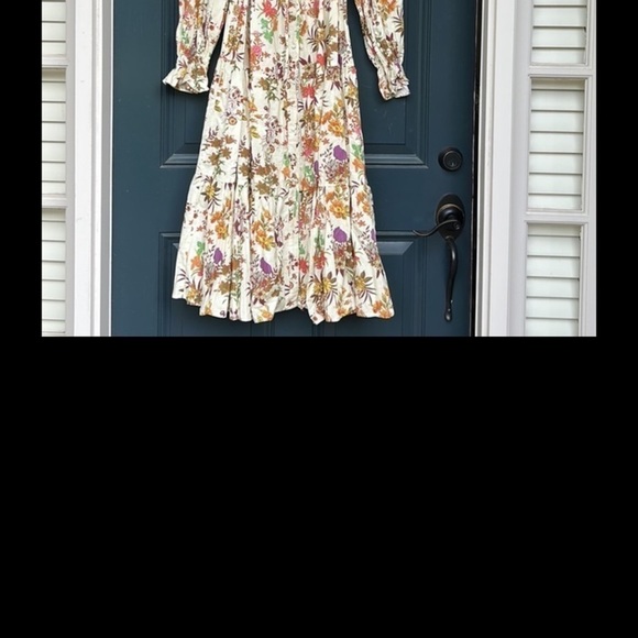Fore Briar Floral Midi Dress NWT - Picture 5 of 16